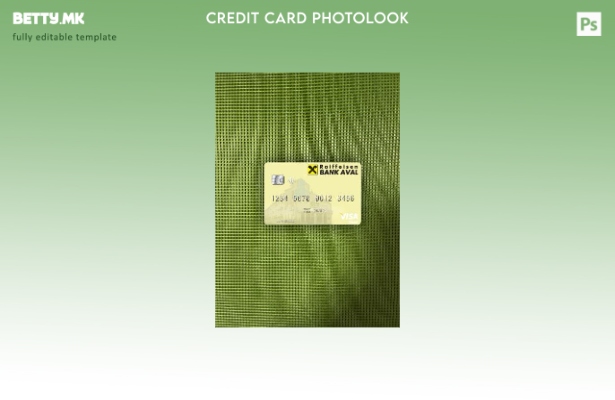 модерен стил Украина Рајфајзен банка виза дебитна картичка photolook пред шаблон